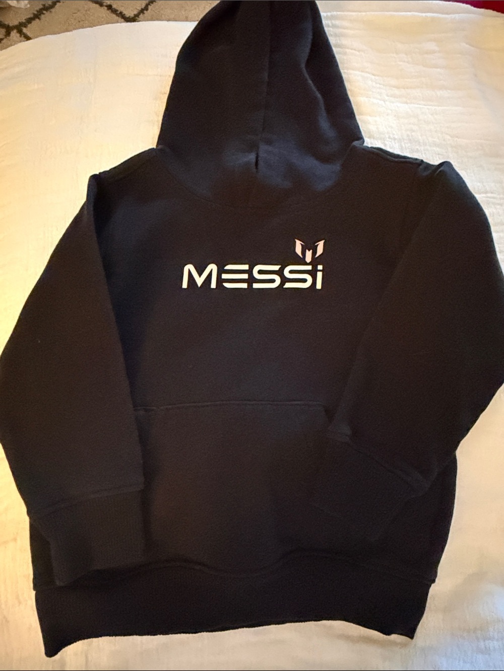 Messi Collection Black Messi Soccer Hoodie- 24M